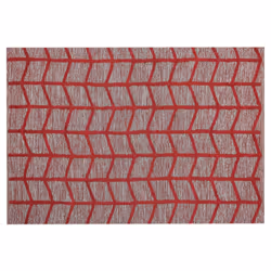 Cotton Area Rug 140 x 200 cm Red SIVAS