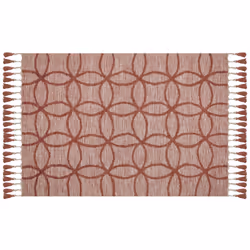 Cotton Area Rug 160 x 230 cm Red KIRSEHIR