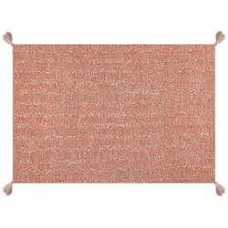 Cotton Area Rug 160 x 230 cm Orange MUGLA