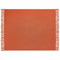 Cotton Blanket 125 x 150 cm Red YARSA