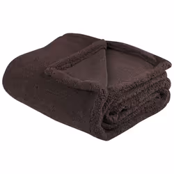 Blanket 125 x 150 cm Brown MIRGE