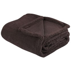 Blanket 125 x 150 cm Brown MIRGE