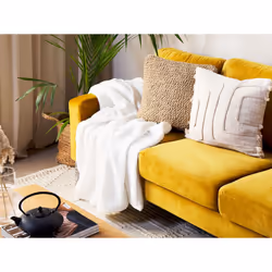 Blanket MIRGE 125 x 150 cm White