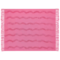 Cotton Blanket 125 x 150 cm Pink KHARI