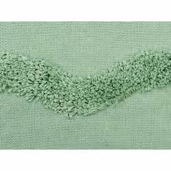 Cotton Blanket 125 x 150 cm Green KHARI - Additional view 4