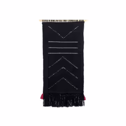 Cotton Wall Hanging Black and White PAKPATTAN