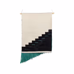 Cotton Wall Hanging with Tassels Multicolour NOWSHERA