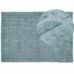 Cotton Area Rug 160 x 230 cm Mint SIRNAK
