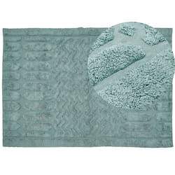 Cotton Area Rug 160 x 230 cm Mint SIRNAK