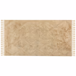 Cotton Area Rug 80 x 150 cm Beige SANLIURFA