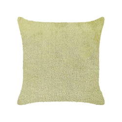 Faux Fur Cushion 45 x 45 cm Green PILEA