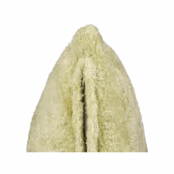 Faux Fur Cushion 45 x 45 cm Green PILEA