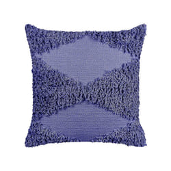 Tufted Cotton Cushion 45 x 45 cm Violet RHOEO
