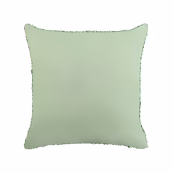 Tufted Cotton Cushion 45 x 45 cm Green RHOEO