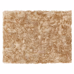 Faux Fur Bedspread 150 x 200 cm Light Brown DELICE