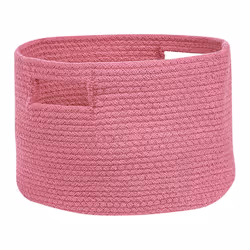 Set of 2 Cotton Baskets Pink CHINIOT