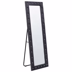Standing Mirror ANSOUIS 150 cm Velvet Dark Grey