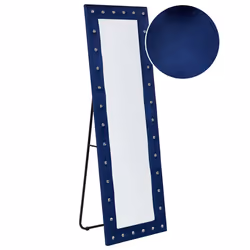 Standing Mirror ANSOUIS 150 cm Velvet Navy Blue