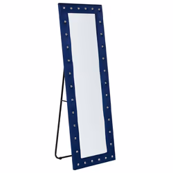 Standing Mirror ANSOUIS 150 cm Velvet Navy Blue