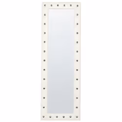 Standing Mirror ANSOUIS 150 cm Faux Leather White