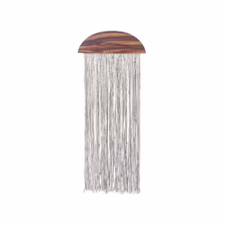 Wall DÃ©cor Dark Wood and White ZIKIRIA