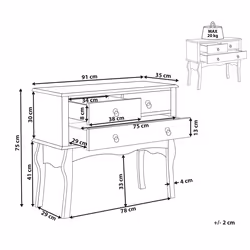 Console Table LAMAR White