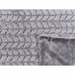 Blanket 150 x 200 cm Grey SARASWATI