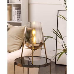 Table Lamp MENA Metal Gold
