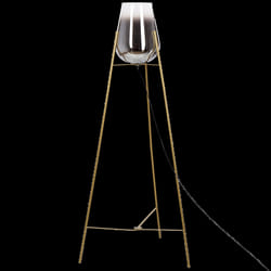 Floor Lamp MENA Metal Gold