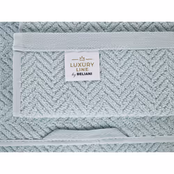 Set of 9 Cotton Terry Towels Mint Green MITIARO