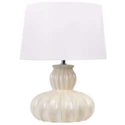 Table Lamp MALABUKA Ceramic Beige