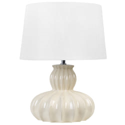 Table Lamp MALABUKA Ceramic Beige