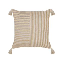 Cotton Cushion 45 x 45 cm Beige ARALIA