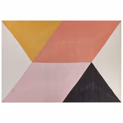 Cotton Area Rug 160 x 230 cm Multicolour NIZIP