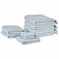 Set of 9 Cotton Terry Towels Mint ATIU