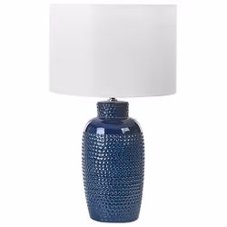 Table Lamp PERLIS Ceramic Navy Blue