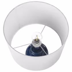 Table Lamp PERLIS Ceramic Navy Blue