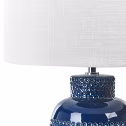 Table Lamp PERLIS Ceramic Navy Blue