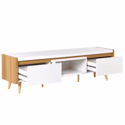 TV Stand CUSTER White