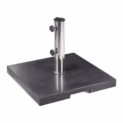 Square Granite Parasol Base Black CEGGIA