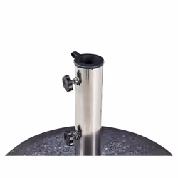Round Granite Parasol Base Black CEGGIA