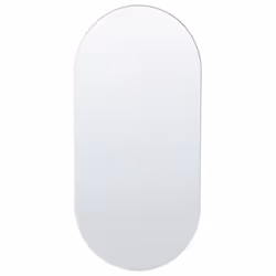Wall Mirror ALFORTVILLE 40 cm 80 cm Silver