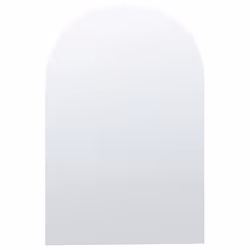 Wall Mirror ANNECY 50 cm 75 cm Silver