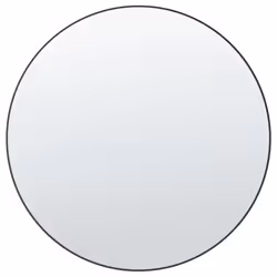Wall Mirror ANNEMASSE 80 cm 80 cm Metal Black
