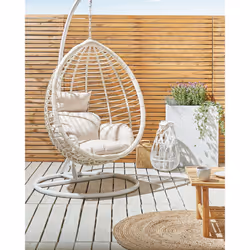 Round Jute Area Rug 120 cm Light Beige MENEMEN