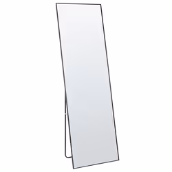 Standing Mirror BEAUVAIS 156 cm Metal Black
