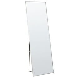 Standing Mirror BEAUVAIS 156 cm Metal Silver