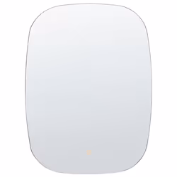LED Bathroom Mirror BERGERAC 58 cm 78 cm Silver