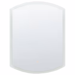 LED Bathroom Mirror BEZIERS 60 cm 78 cm Silver