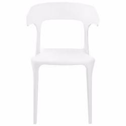 Set of 4 Garden Chairs GUBBIO White